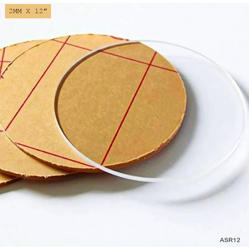 Acrylic Sheet Round 2Mm 1Pc 12 Inch (Asr12)