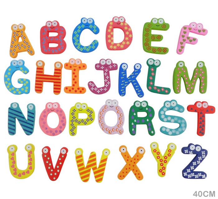 WOODEN MAGNET A TO Z (ATOZ) - GIFT TO LOVE