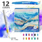 Gift To Love | Acrylic Paint Marker | Pcs : 12 Pcs | Code : AW199612