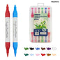 Gift To Love | Acrylic Paint Marker Double Head | Pcs : 12 Color | Code : AW200212