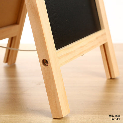 Gift To Love | Wooden Both Side Black Board | Size : 25 X 41 Cm | Code : B2541