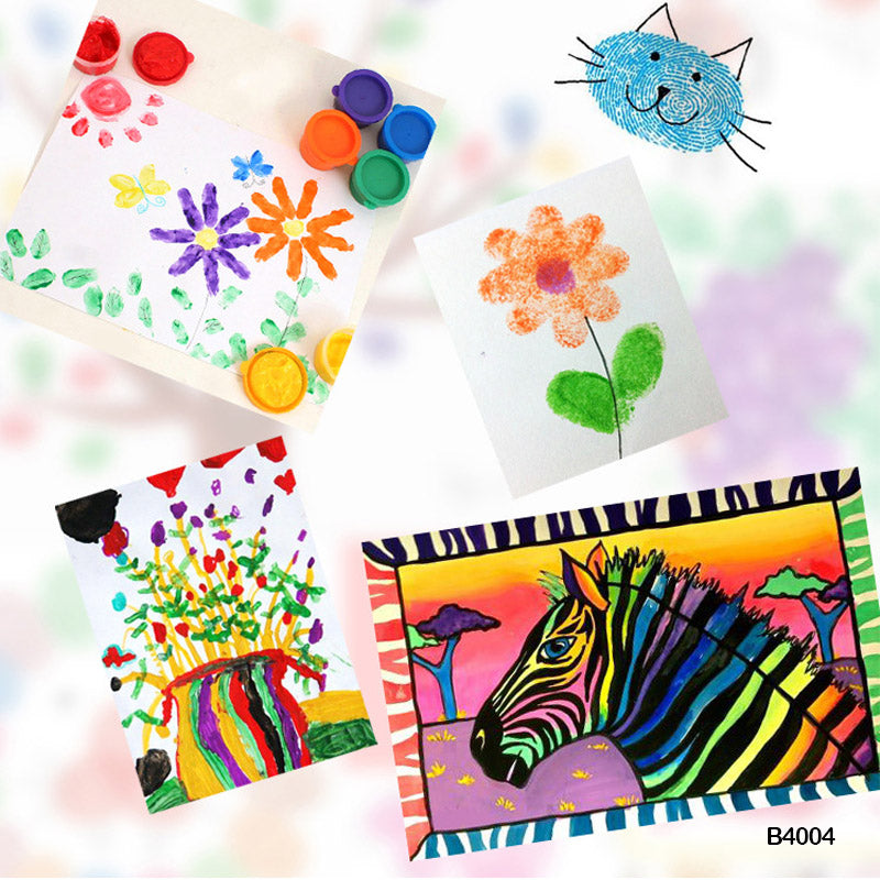 Finger Paint Color 6Pc (B4004)