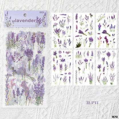 Gift To Love | Flower Leaf Sticker Journaling | Pcs : 6 Pc | Code : B70