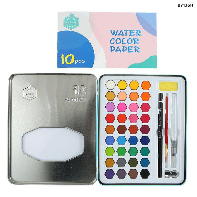 B7136H 36 Water Color Set-Gift To Love-Art & Craft