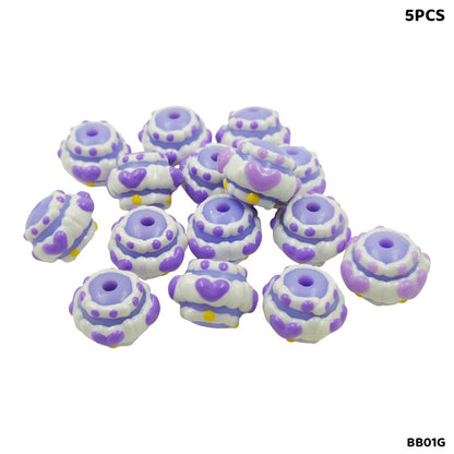 Gift To Love | Fancy Bracelet Beads | Pcs : 5 Pcs | Code : BB01G