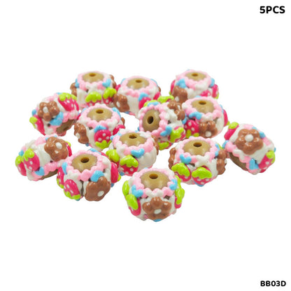 Gift To Love | Fancy Bracelet Beads | Pcs : 5 Pcs | Code : BB03D