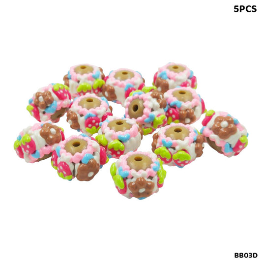 Gift To Love | Fancy Bracelet Beads | Pcs : 5 Pcs | Code : BB03D