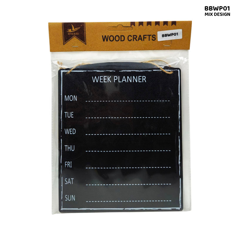Gift To Love | Black Board Week Planner | Code : BBWP01