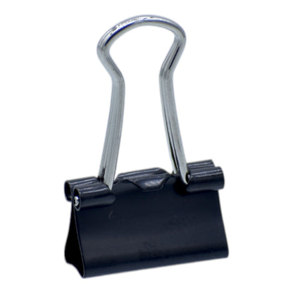 Gift To Love | Binder Clips | Color : Black | Size : 15 Mm | Pcs : 60 Pcs Box | Code : BCBK15MM