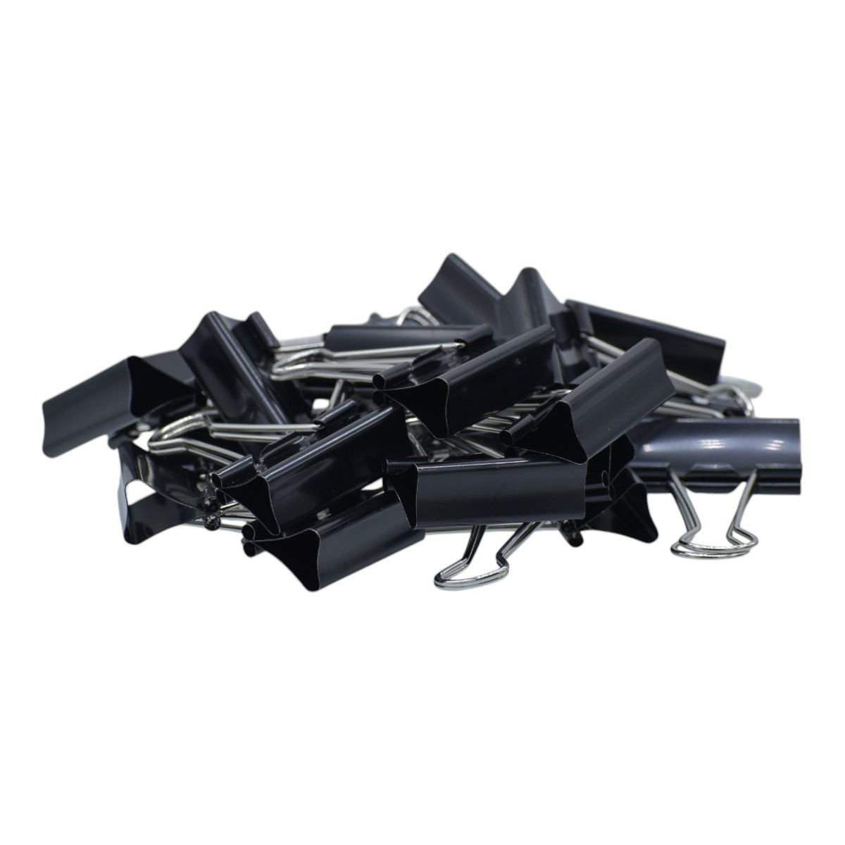 Gift To Love | Binder Clips | Color : Black | Size : 32 Mm | Pcs : 24 Pcs Box | Code : BCBK32MM