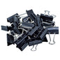 Gift To Love | Binder Clips | Color : Black | Size : 41 Mm | Pcs : 24 Pcs Box | Code : BCBK41MM