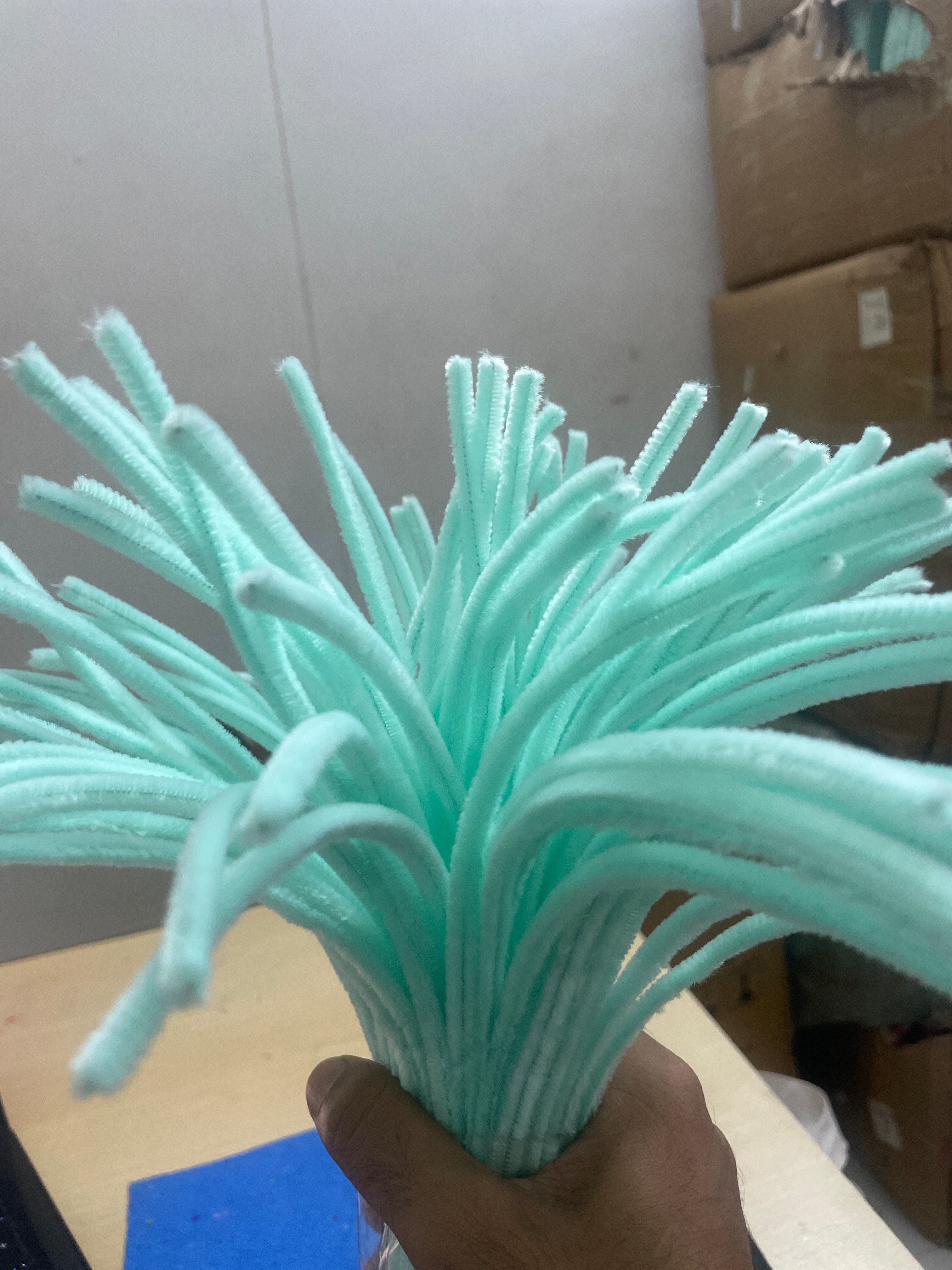 Pipe Cleaner Plain 100 Pcs in 1 Pkt (Pastel Green)