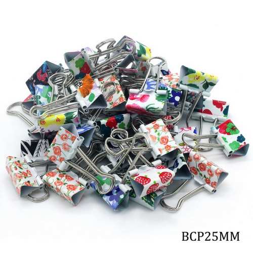 Gift To Love | Binder Clips Printed 25mm 48pcs Box | Code : BCP25MM