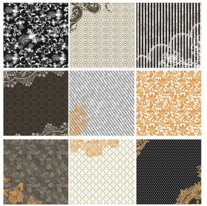 Gift To Love | Paper Bloom Flower | Size : 8X8 | Pcs : 36 Sheets | Code : BFPD88X36