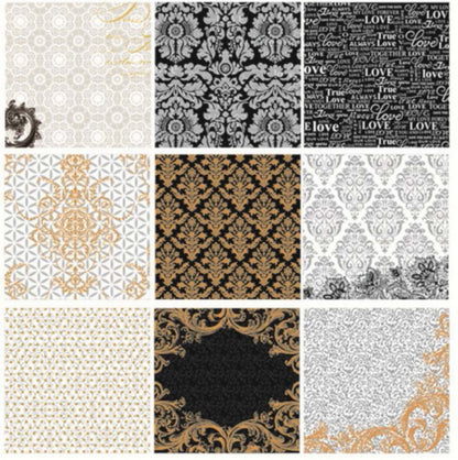 Gift To Love | Paper Bloom Flower | Size : 8X8 | Pcs : 36 Sheets | Code : BFPD88X36