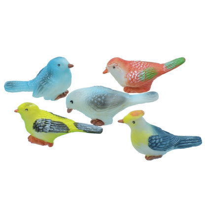 Gift To Love | Miniature Model Fancy Bird | Pcs : 4 Pcs | Code : BIRD-5P