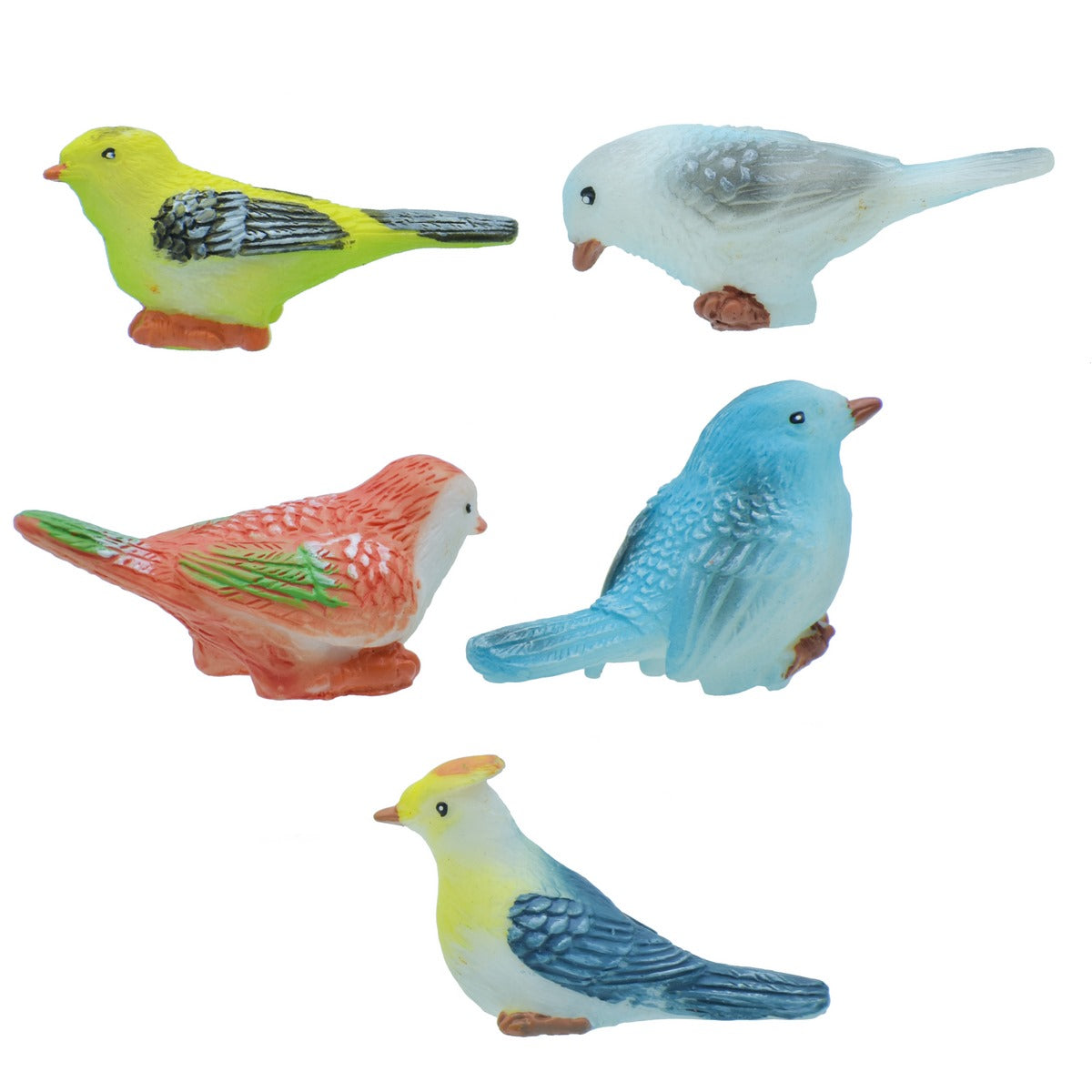 Gift To Love | Miniature Model Fancy Bird | Pcs : 4 Pcs | Code : BIRD-5P