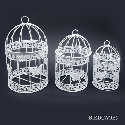 Gift To Love | Bird Cage Metal Round | Pcs : 3 Pcs Set | Code : BIRDCAGE5