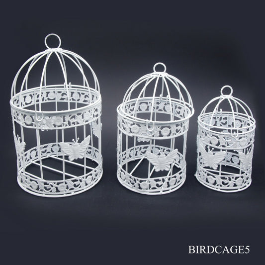 Gift To Love | Bird Cage Metal Round | Pcs : 3 Pcs Set | Code : BIRDCAGE5