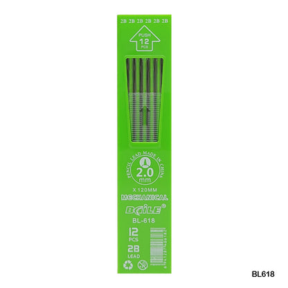 Gift To Love | 2B Pencil Lead | Color : Black | Pcs : 12 Lead | Code : BL618
