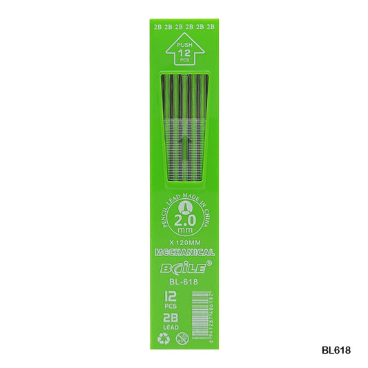 Gift To Love | 2B Pencil Lead | Color : Black | Pcs : 12 Lead | Code : BL618
