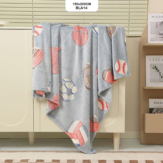 Gift To Love | Super Soft Night Glow In The Dark Blanket | Size : 150 Cm X 200 Cm | Code : BLA14