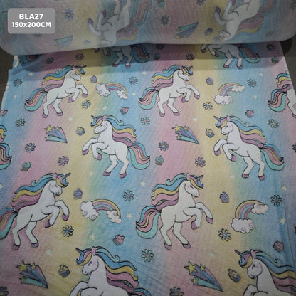 Gift To Love | Super Soft Night Glow In The Dark Blanket | Size : 150 Cm X 200 Cm | Code : BLA27