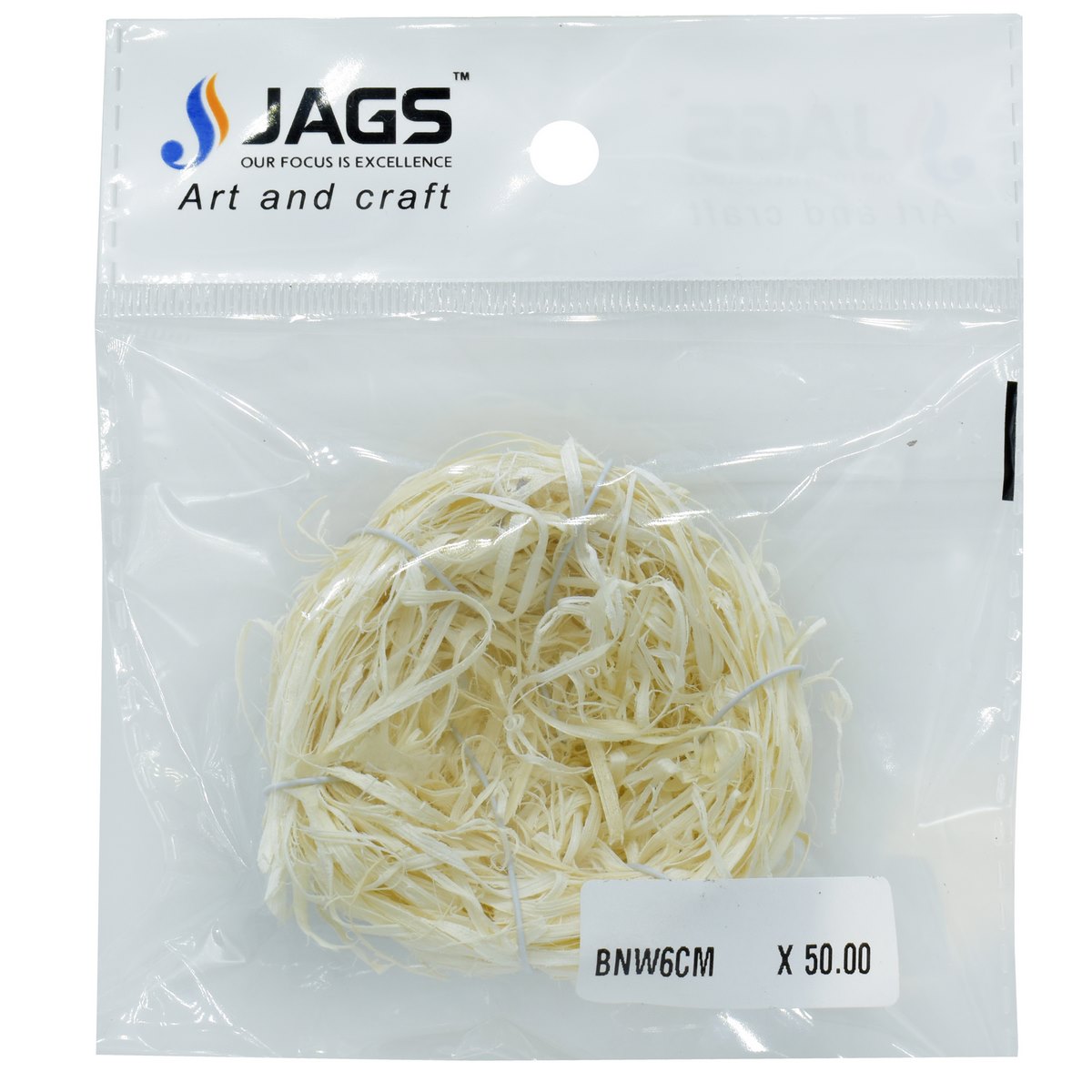 Gift To Love | Bird Nest | Color : White | Size : 6 Cm | Code : BNW6CM