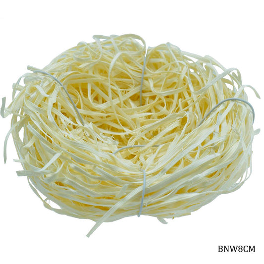 Gift To Love | Bird Nest | Color : White | Size : 8 Cm | Code : BNW8CM