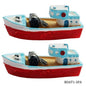 Gift To Love | Miniature Model Boat 2pcs Set (C0094-4) | Code : BOAT1-3PA