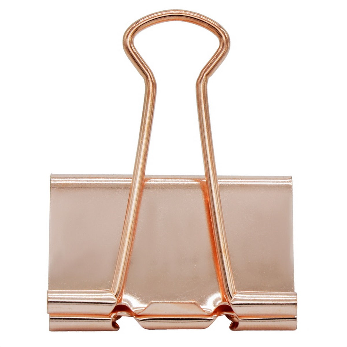Gift To Love | Binder Clips | Color : Rose Gold | Size : 41 Mm | Pcs : 24 Pcs Box | Code : BRGC41MM