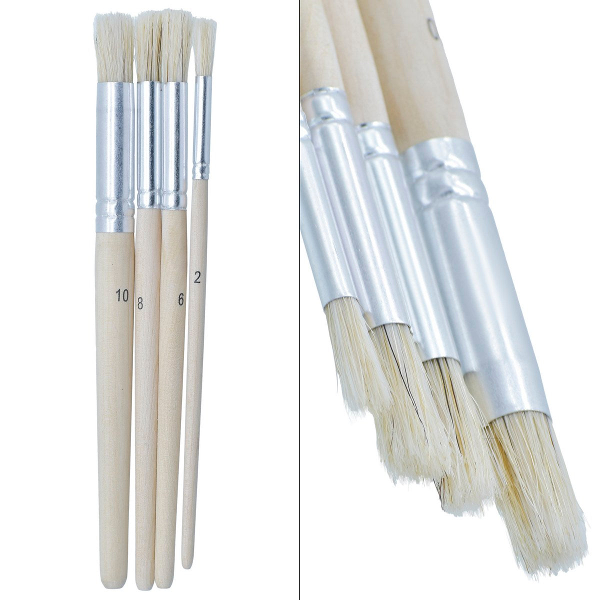 Gift To Love | Painting Brush Wooden | Pcs : Set Of 4 Pcs | Code : BS58-4T3