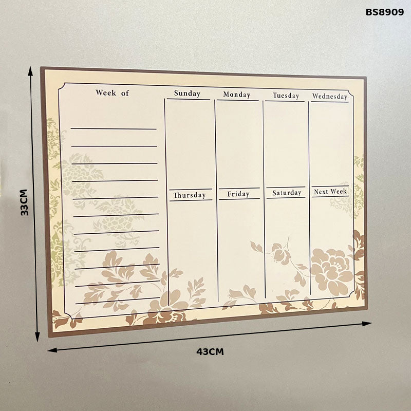 Gift To Love | A3 Magnetic Planner | Code : BS8909