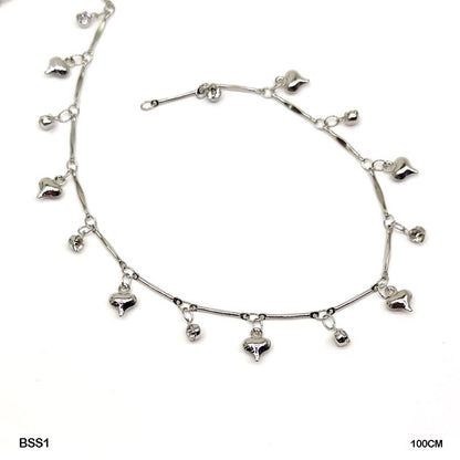 Gift To Love | Ss Chain | Size : 100 Cm | Code : BSS1