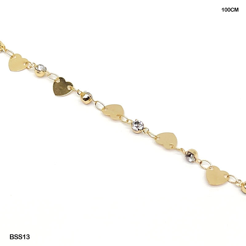 Gift To Love | Ss Chain | Size : 100 Cm | Code : BSS13