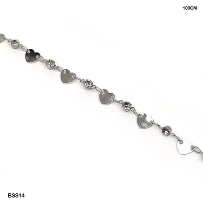 Gift To Love | Ss Chain | Size : 100 Cm | Code : BSS14
