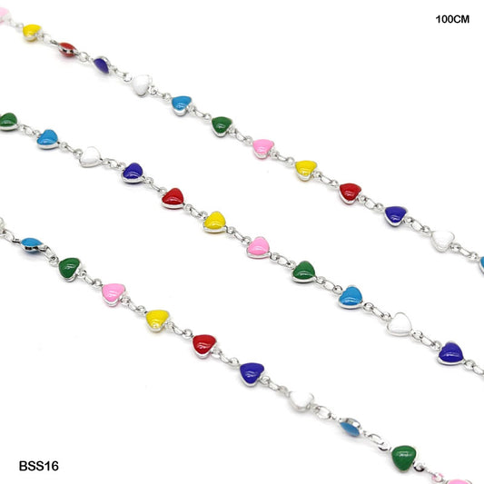 Gift To Love | Ss Chain | Size : 100 Cm | Code : BSS16