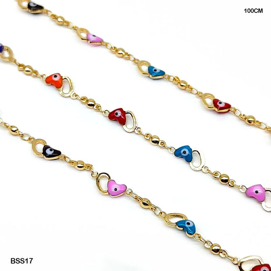 Gift To Love | Ss Chain | Size : 100 Cm | Code : BSS17