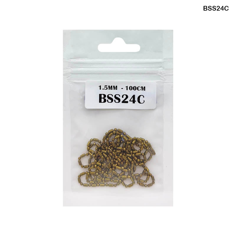 Gift To Love | Chain | Color : Copper | Size : 1.5 Mm X 100 Cm | Code : BSS24C