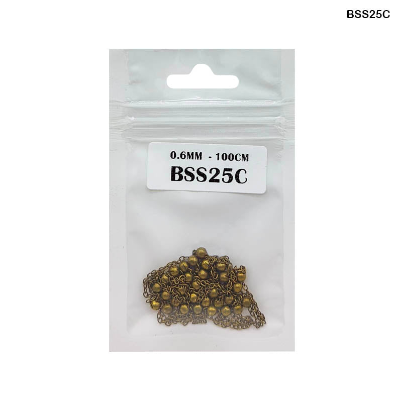 Gift To Love | Chain | Color : Copper | Size : 0.6 Mm X 100 Cm | Code : BSS25C