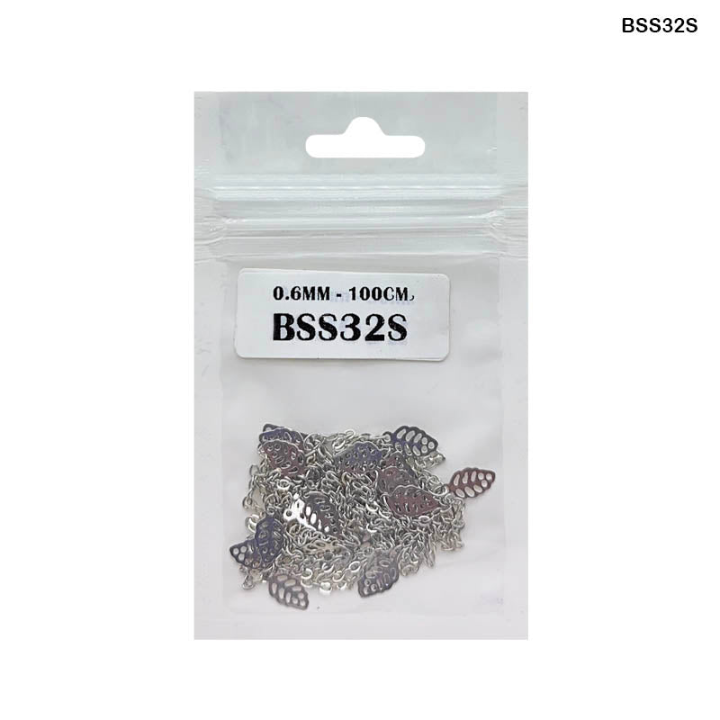 Gift To Love | Chain | Color : Silver | Size : 0.6 Mm X 100 Cm | Code : BSS32S