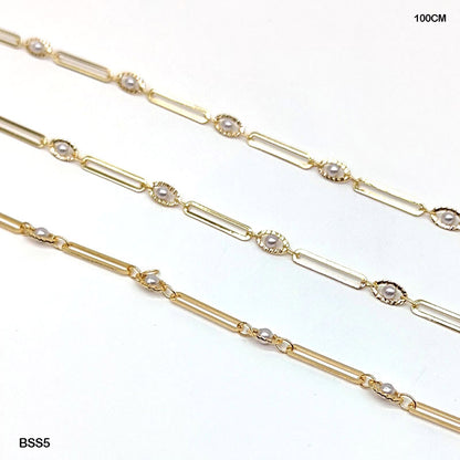 Gift To Love | Ss Chain | Size : 100 Cm | Code : BSS5