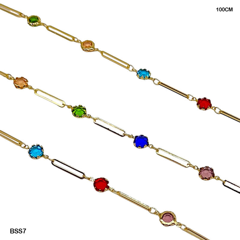 Gift To Love | Ss Chain | Size : 100 Cm | Code : BSS7