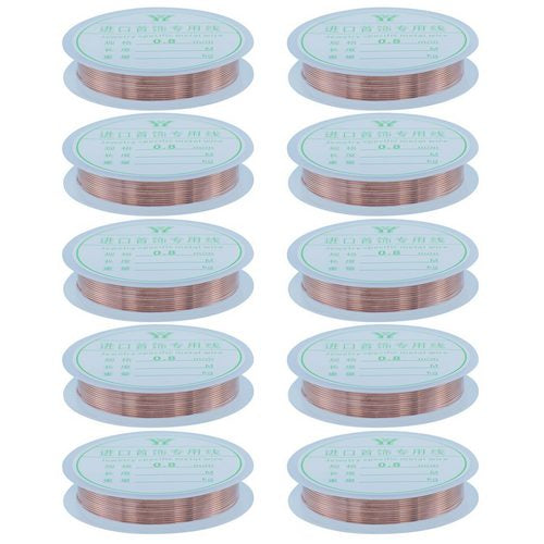 Gift To Love | Beading Wire No 0.8MM 2.5MTR Copper 10Pcs Roll | Code : BW8MC-8M