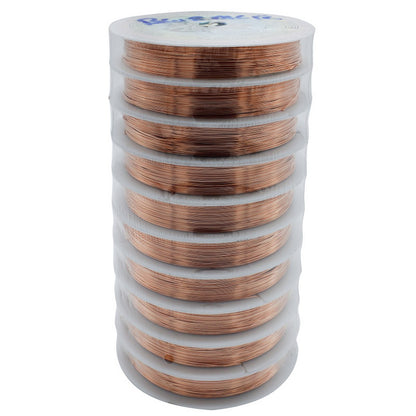 Gift To Love | Beading Wire | Color : Copper | Size : 8 M | Pcs : 10 Pcs | Code : BW8MCR