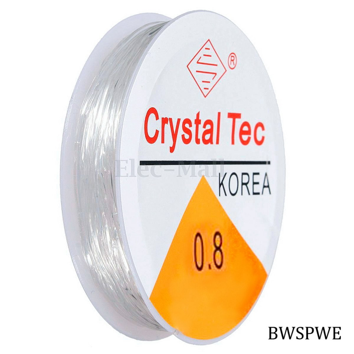 Gift To Love | Beading Wire Silicon Plastic | Color : White | Size : 0.8 M | Pcs : 10 Pcs | Code : BWSPWE