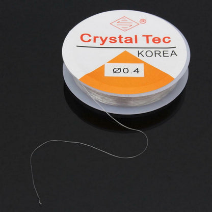 Gift To Love | Beading Wire Silicon Plastic | Color : White | Size : 0.8 M | Pcs : 10 Pcs | Code : BWSPWE
