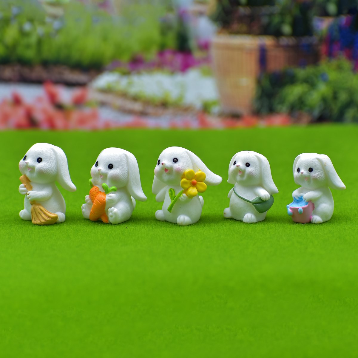 Gift To Love | Miniature Model Holland Lop Rabbit | Pcs : 5 Pcs | Code : C0001-A