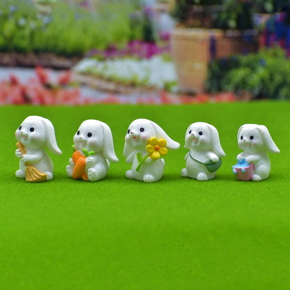 Gift To Love | Miniature Model Holland Lop Rabbit | Pcs : 5 Pcs | Code : C0001-A