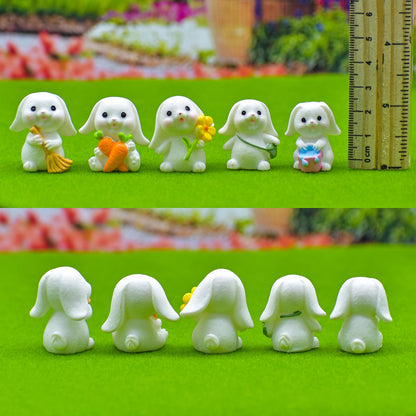 Gift To Love | Miniature Model Holland Lop Rabbit | Pcs : 5 Pcs | Code : C0001-A